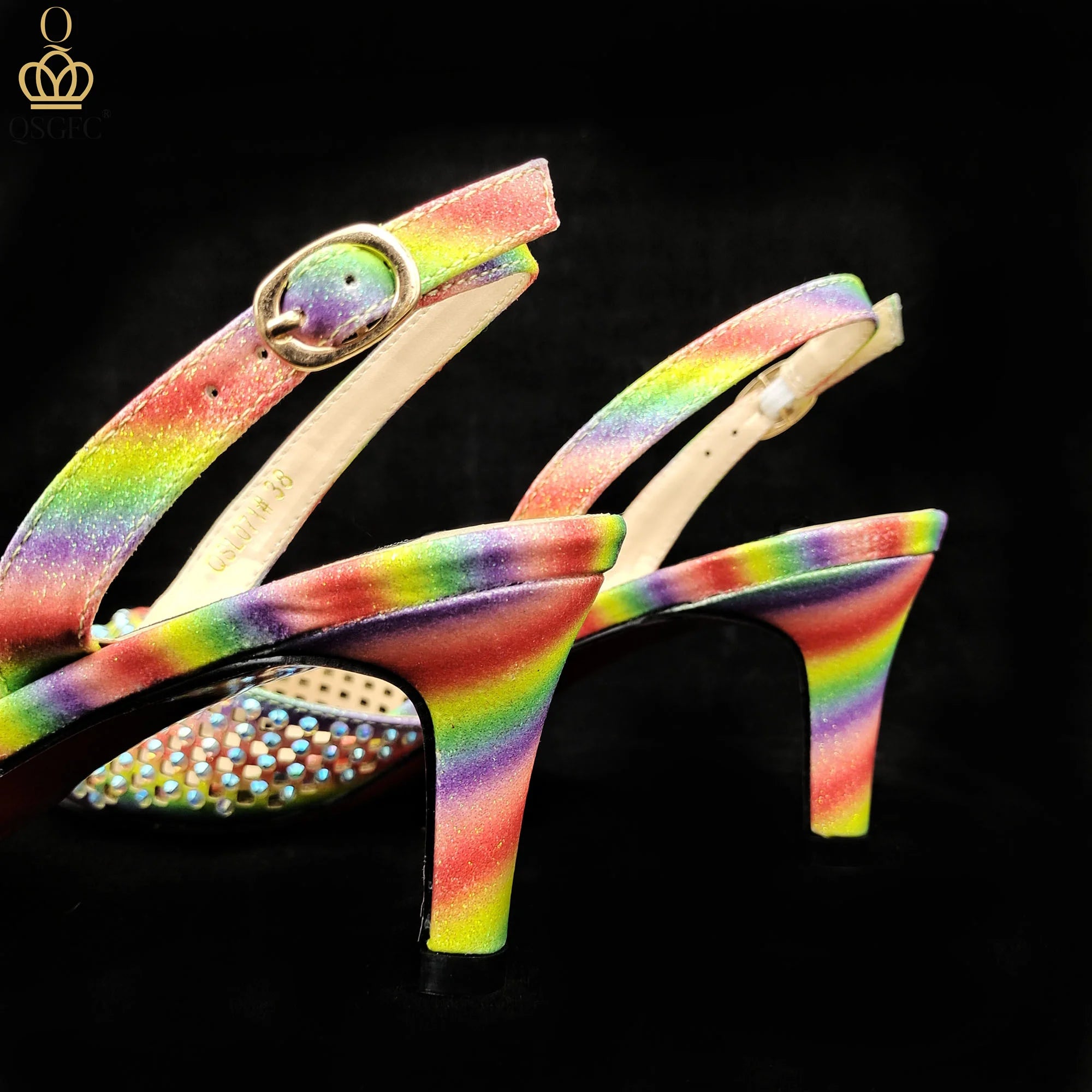 Bag And Comfortable Mid-heel Hollow Pointed Shoes Are Suitable For parties