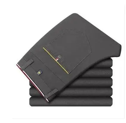 Men's Slim Boutique Tight Fitting Casual Trousers