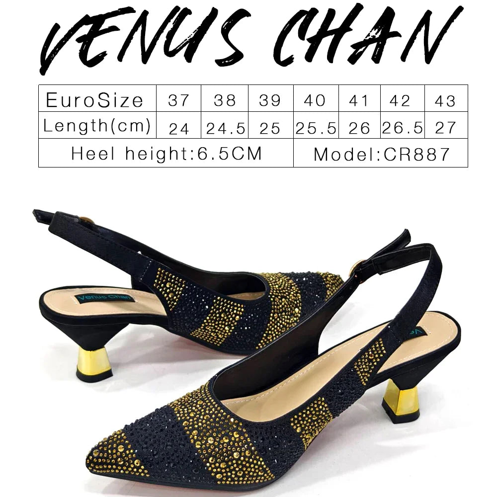 Evening Party Shoes And Bag Set Hollow Design Bag With Shoes