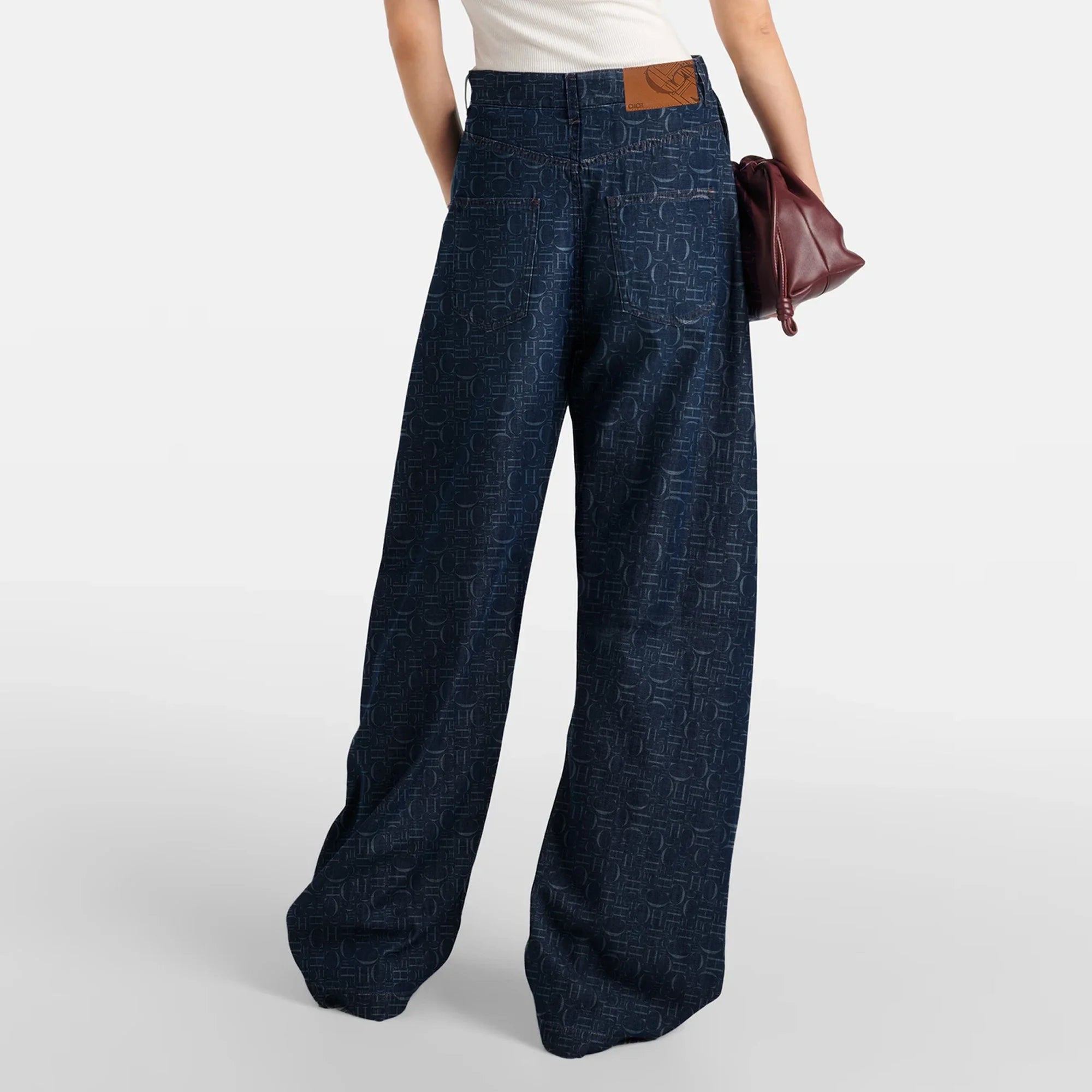 Loose Jeans Women's High Waisted Pants