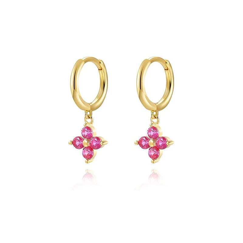 Gold Color Long Chain Dangle Earrings For Women