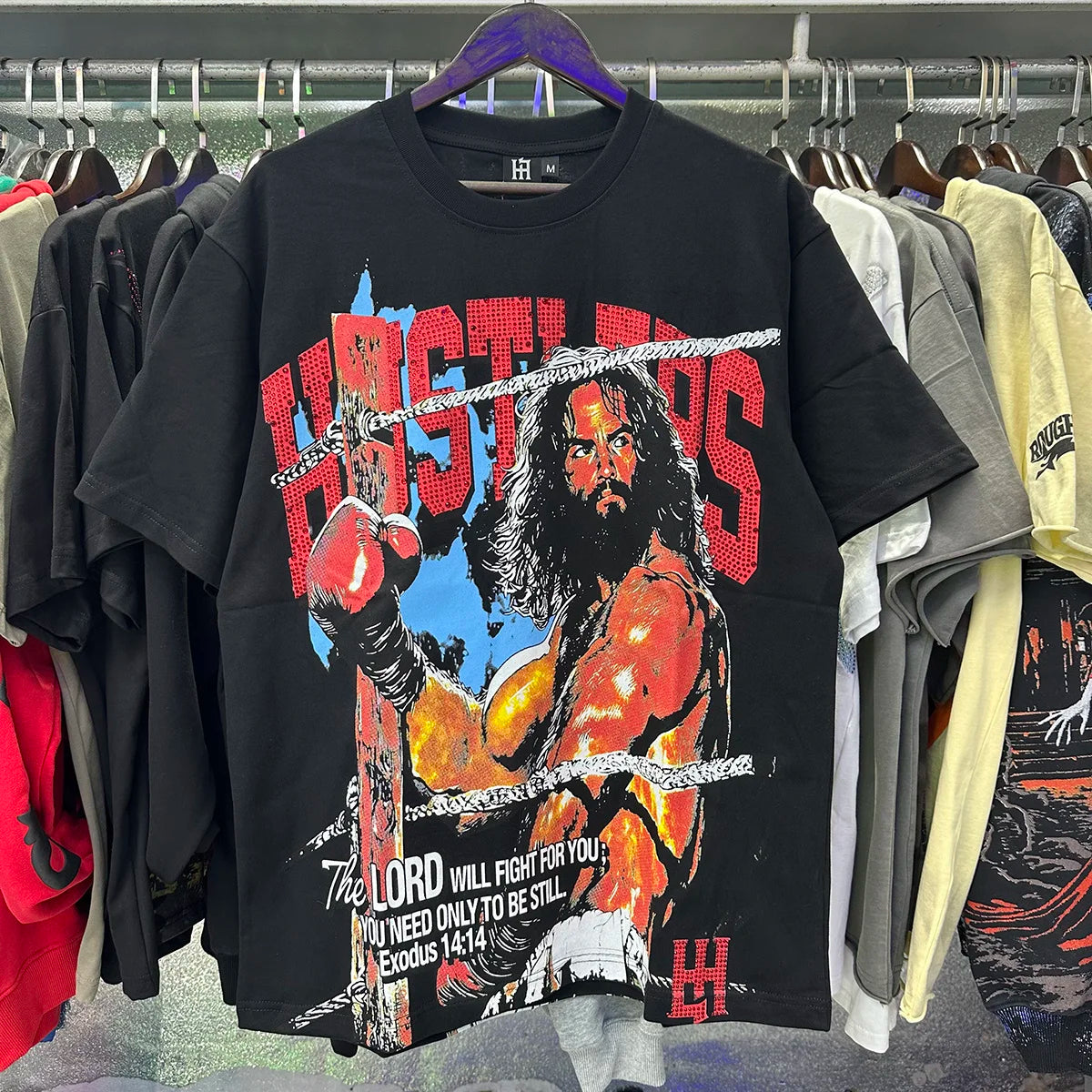 Masked Angel Shooting Arrows Diamond Cotton Short Sleeve Tshirts for Men and Women Crew Neck Loose Summer T-shirt Oversized Tees