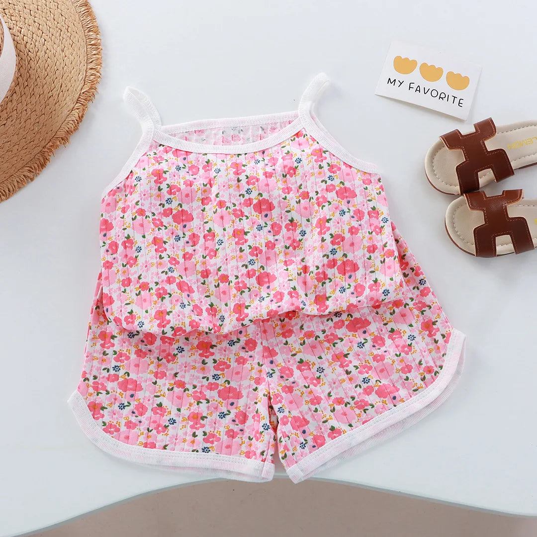 Baby Sleeveless Tops Shorts