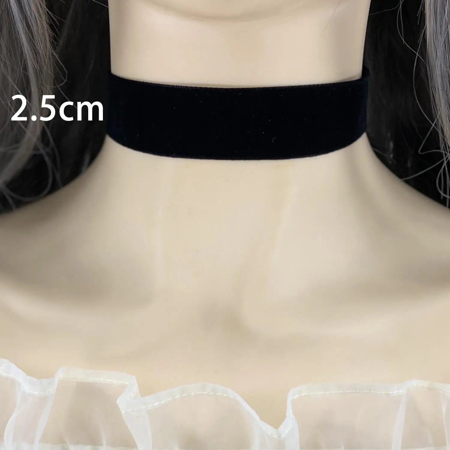 Gothic Style Black Velvet Choker Necklaces Rope Women