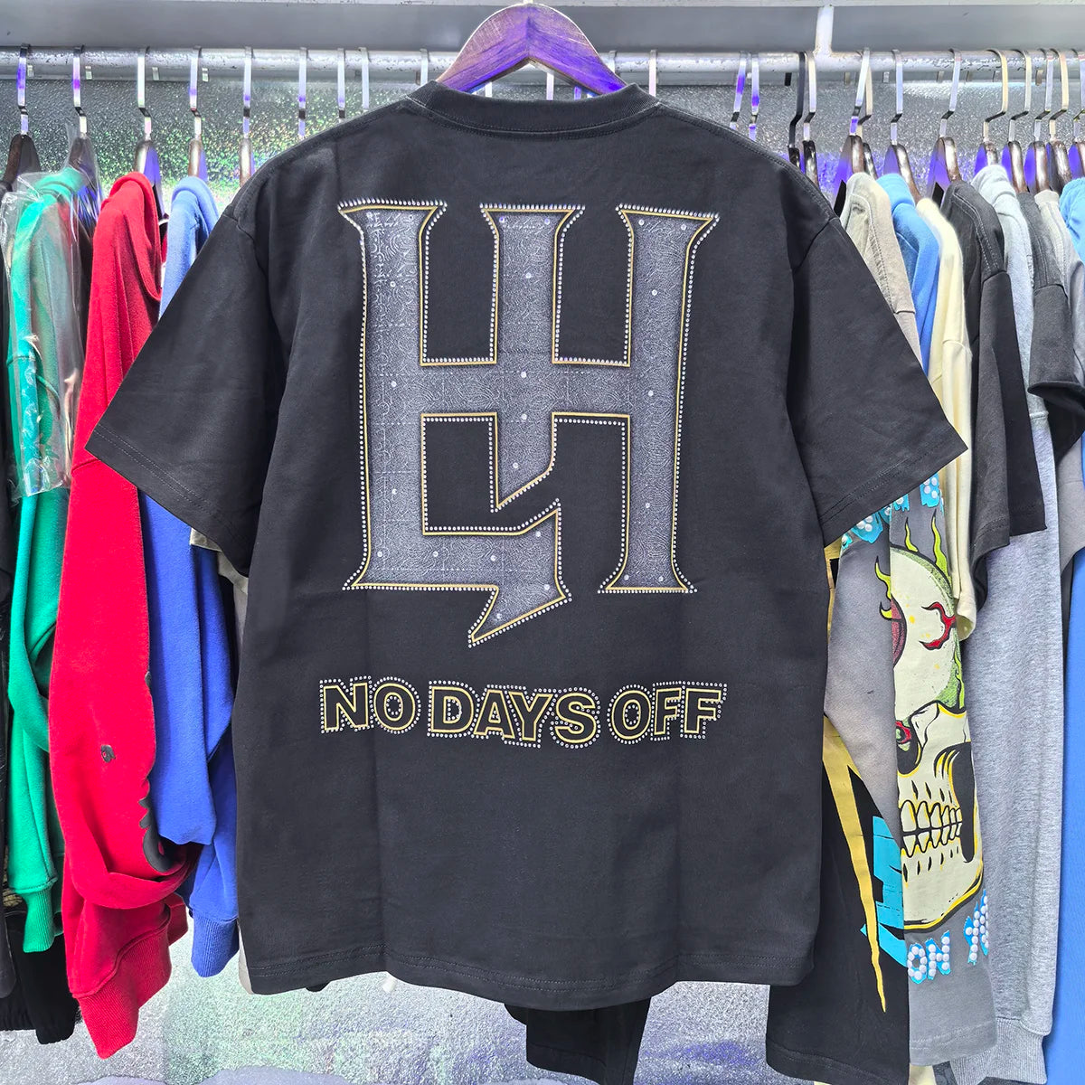 Masked Angel Shooting Arrows Diamond Cotton Short Sleeve Tshirts for Men and Women Crew Neck Loose Summer T-shirt Oversized Tees