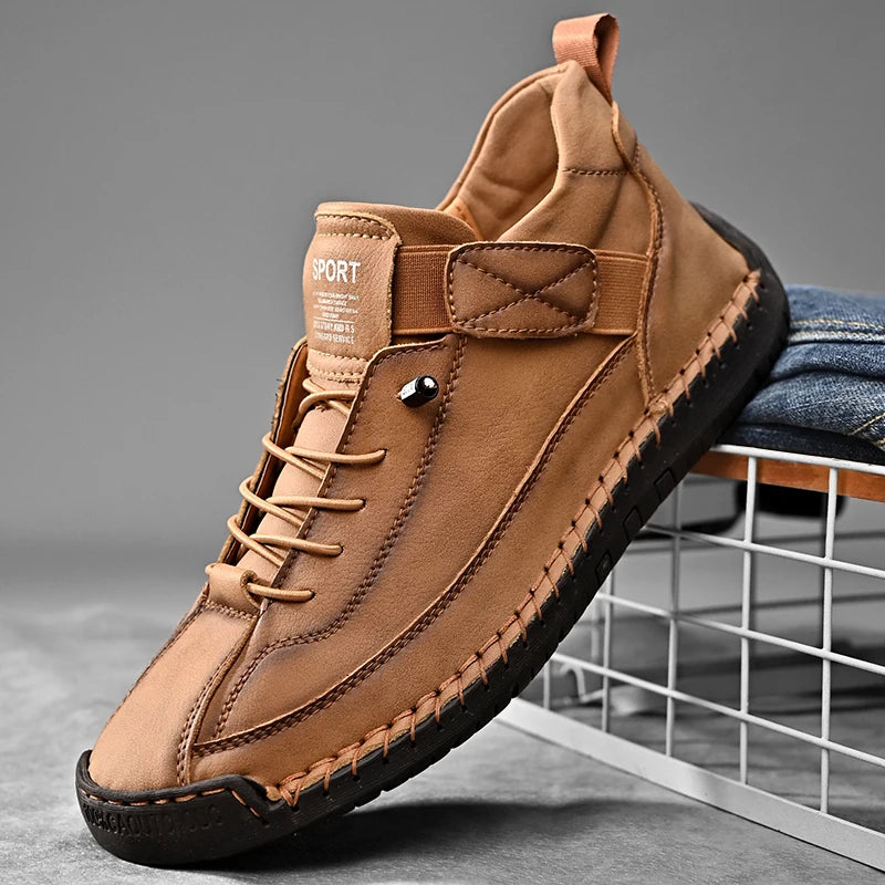 Handmade Leather Men Casual Loafers