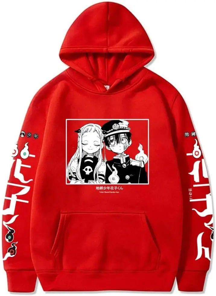 2024 New Toilet Bound Hanako Kun Hoodie Mens Women Kyojuro Rengoku Hooded Sweatshirts Oversize Harajuku Streetwear Clothing