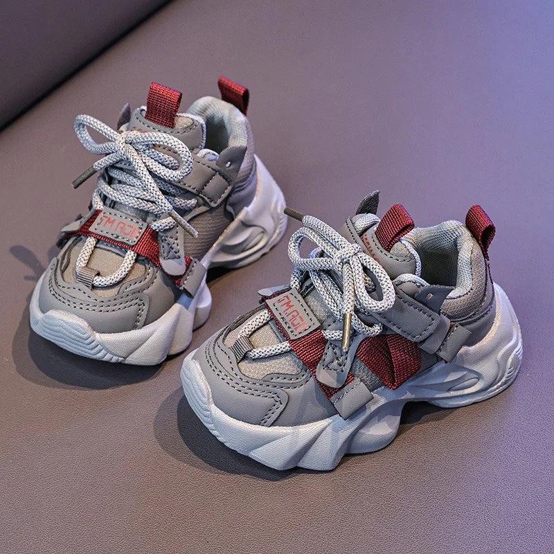 2025 New Kids Shoes Chunky Sneakers Boys Girls Platform Casual Sports Shoes For Children Unisex Toddler Shoes Fall Autumn
