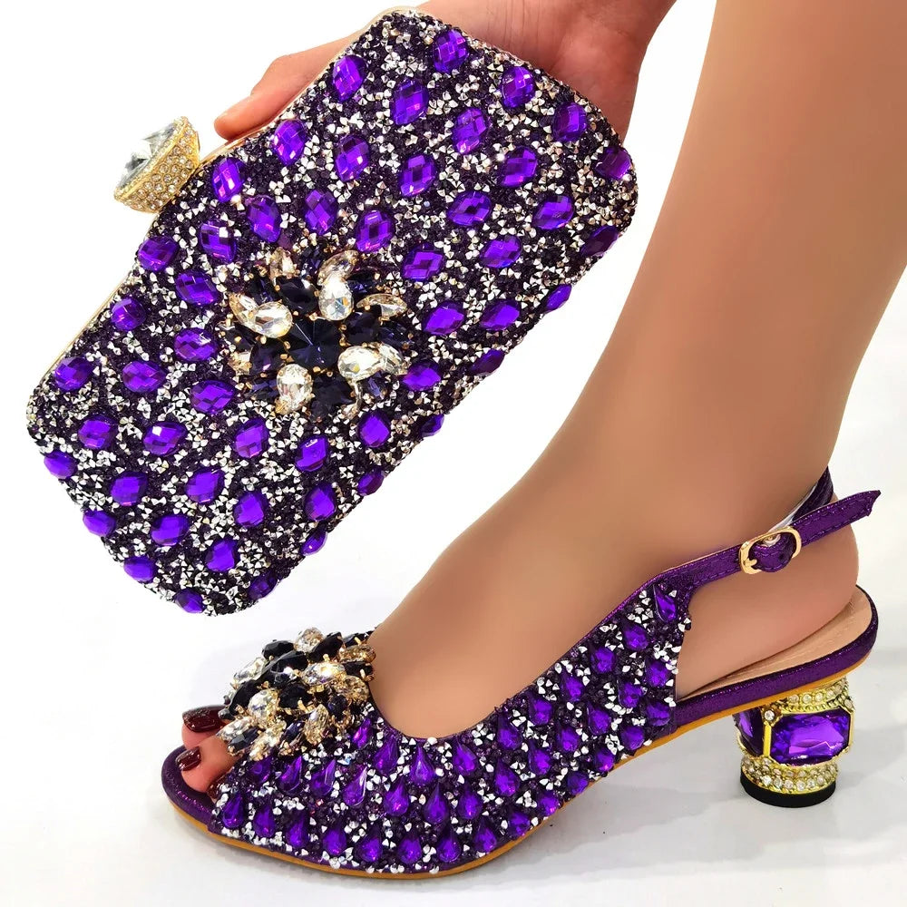 Women's Shoes and Bags Party  African Fashion Shoes and Bags