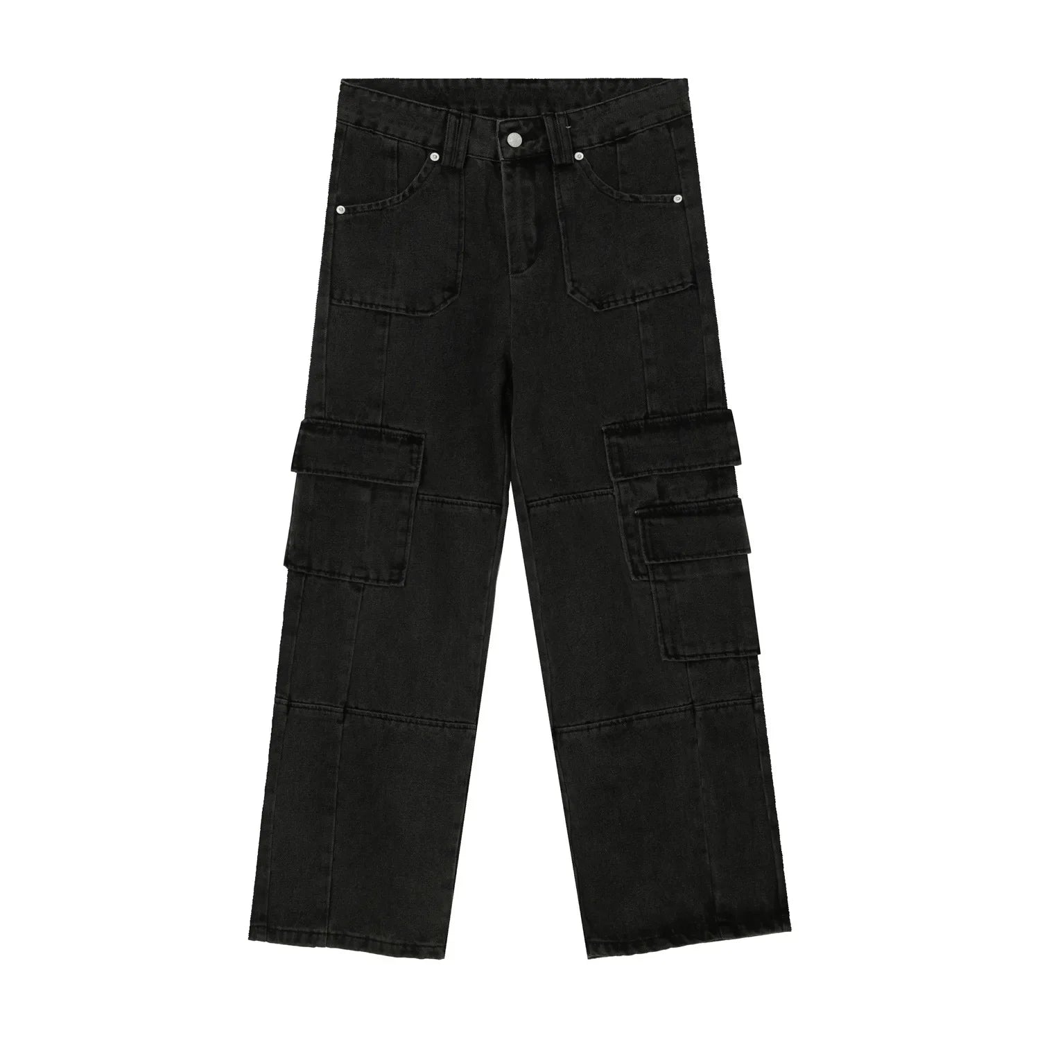 High Street Multi-pocket Work Pants