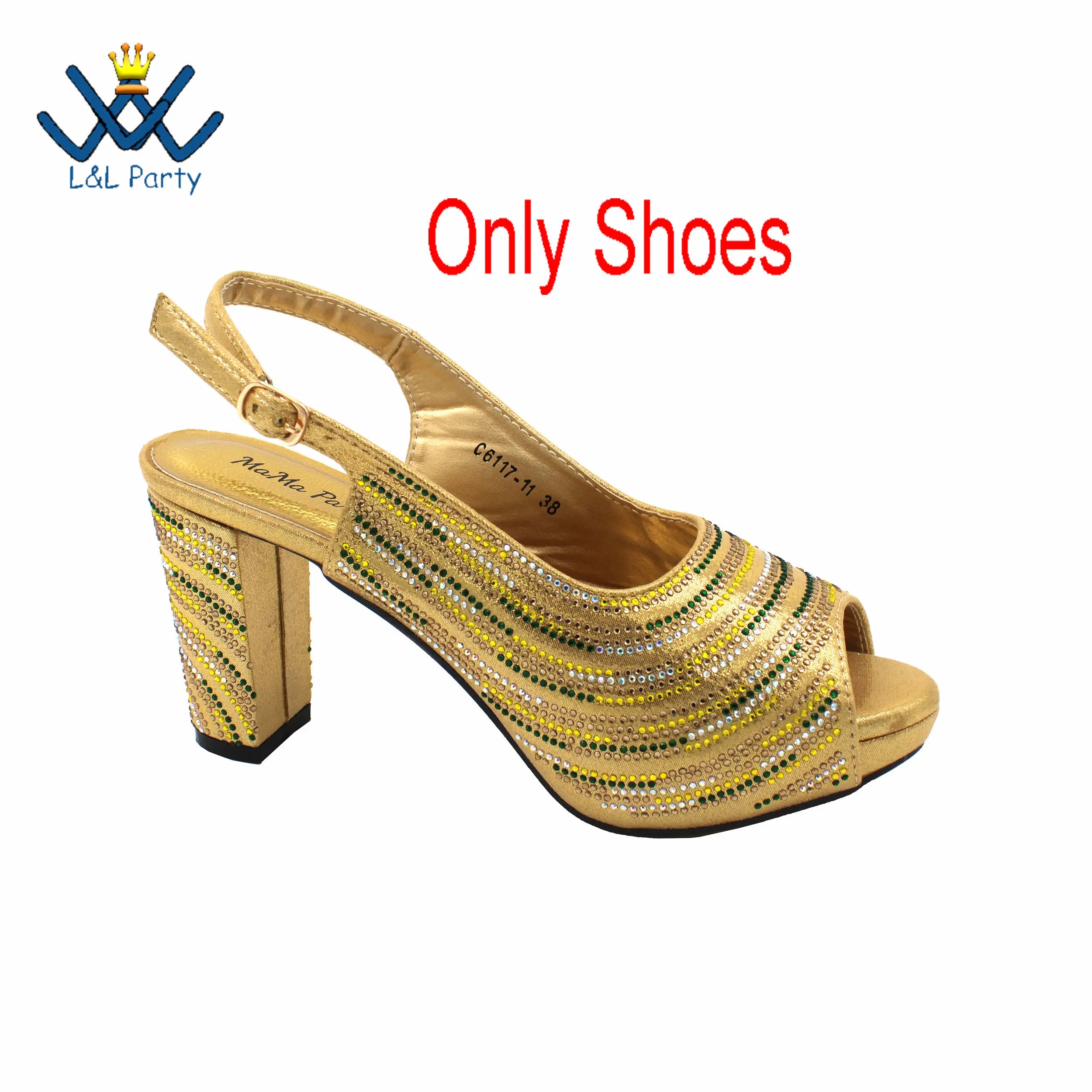 Classics Peep Toe Lemon Green Color Sandals High Quality Shoes