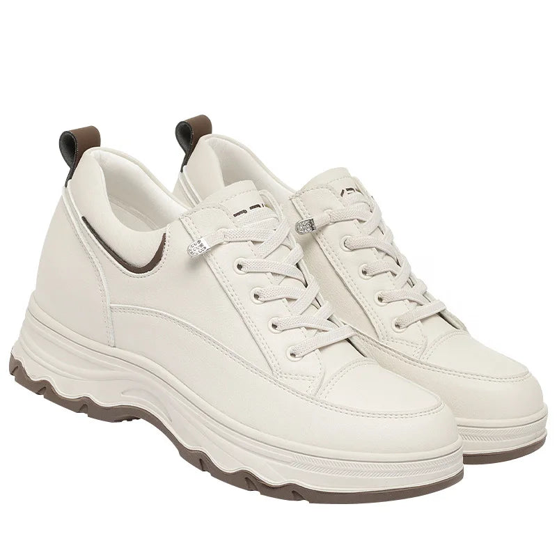 Comfortable Soft Leather Running Sneakers