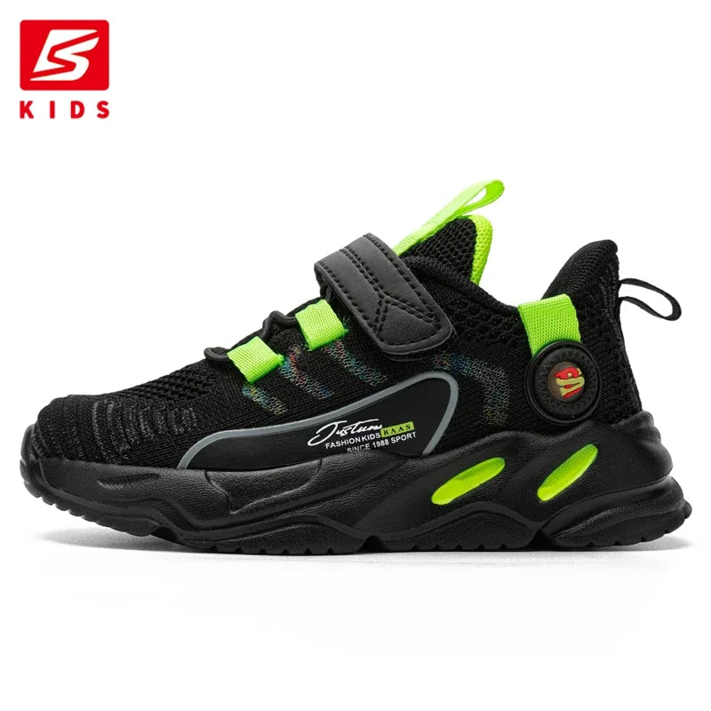 Baasploa Children Casual Sneakers Boys Fashion Girls Led Light Luminous Shoes Mesh Breathable Child Sports Shoe Walking Shoes