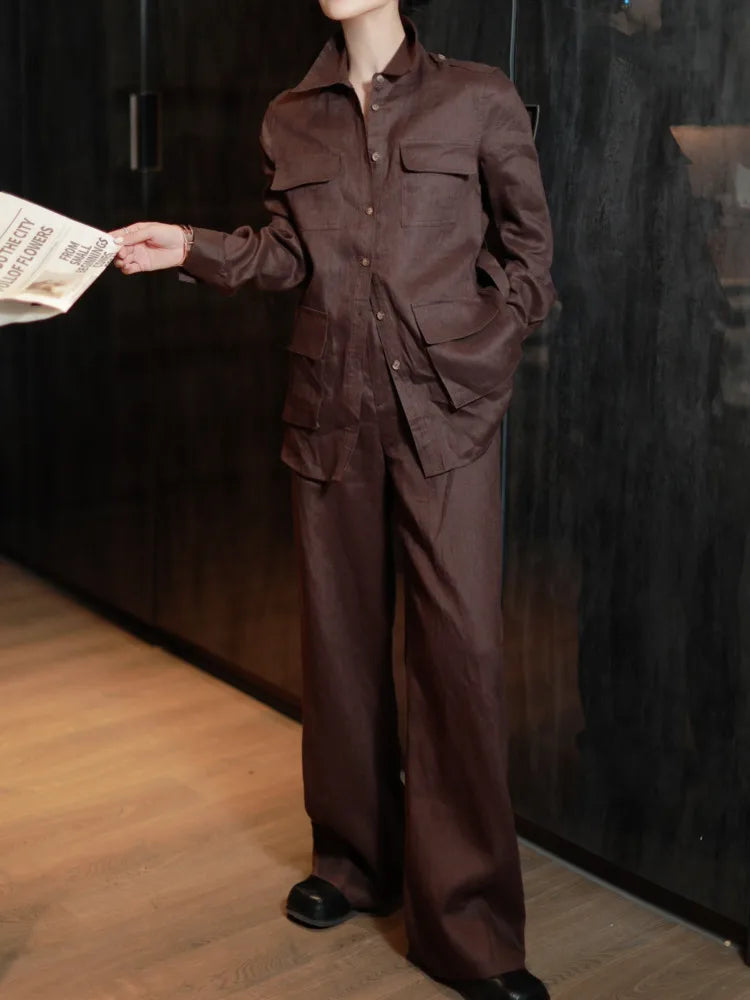 Women's Elegant Linen Set