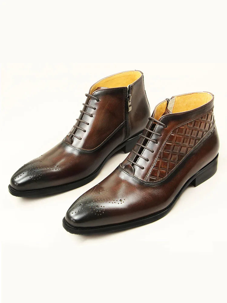 Premium Men's Leather Boots