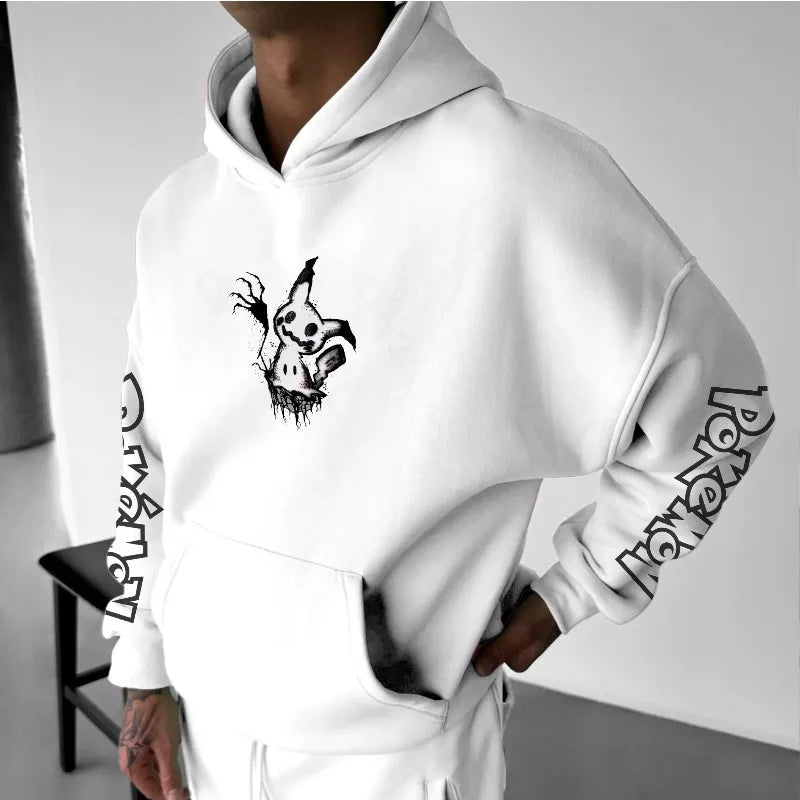 Pokémon Anime Mimikyu Printed Hoodie Sweater Top
