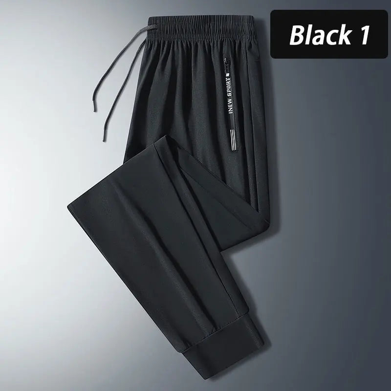 Running Pants Zipper Quick Dry Sweatpants