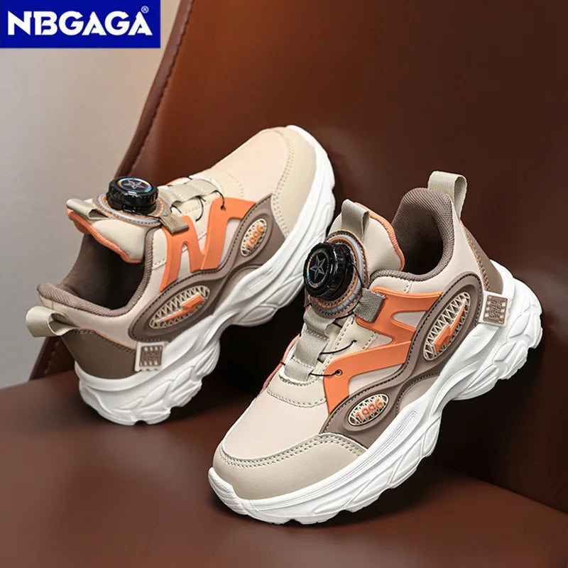 Children's Boys Running Shoes Lightweight Breathable Sports Sneakers for School Fashion Casual Walking Anti-Slip