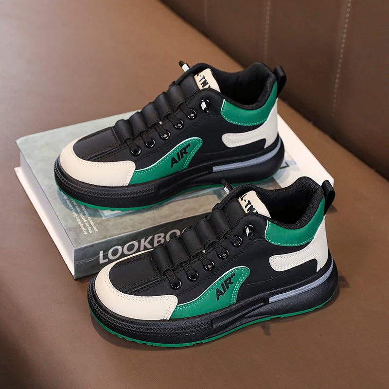 Children Spring and Summer New Korean Style All-match Casual Sports Shoes Young Student Thick Sole Sneakers Running Shoes 2024