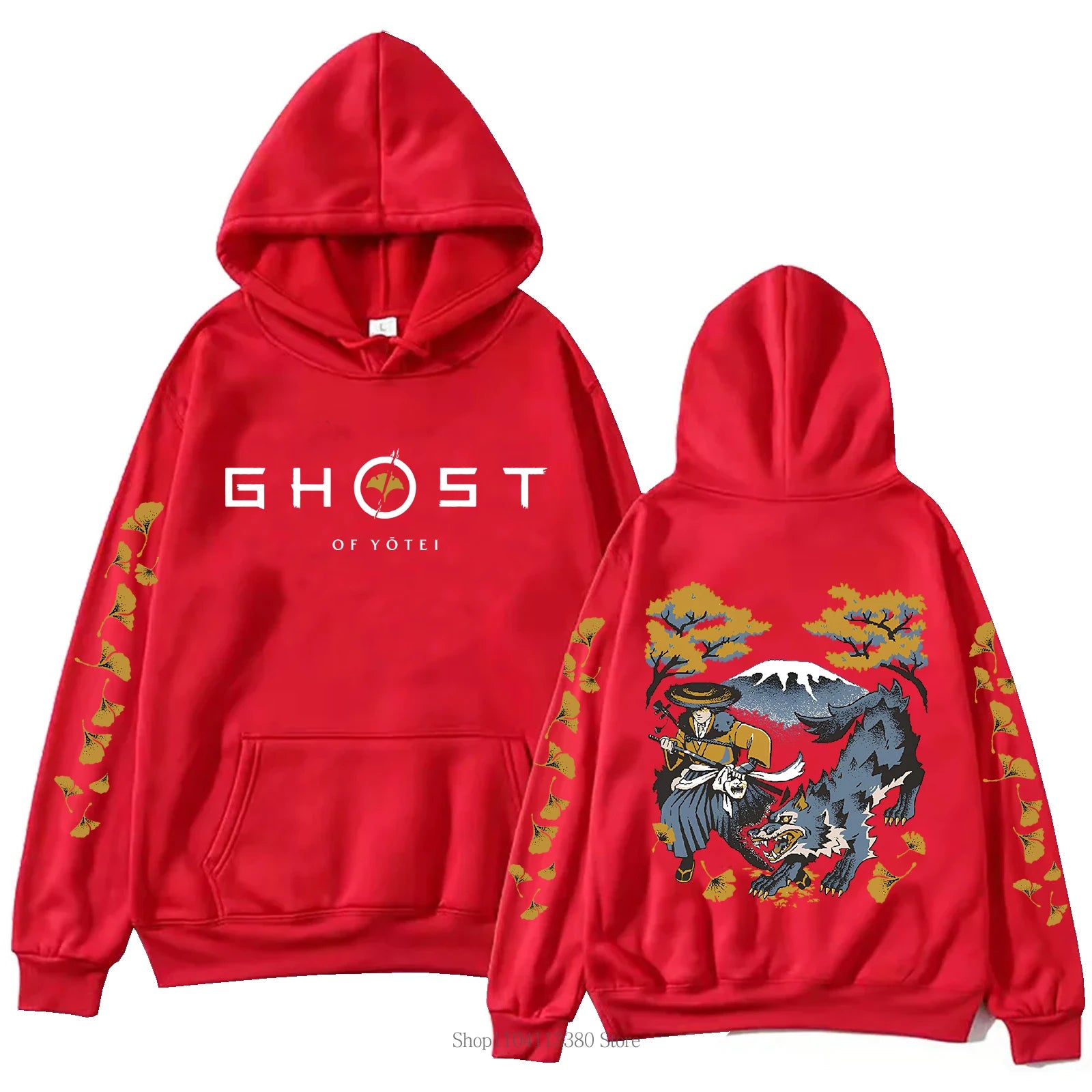 New Ghost Graphic Hoodie Autumn Winter Men Women Harajuku Casual Fashion Arcane Vintage Y2K Fleece Long Sleeve Tops Pullover