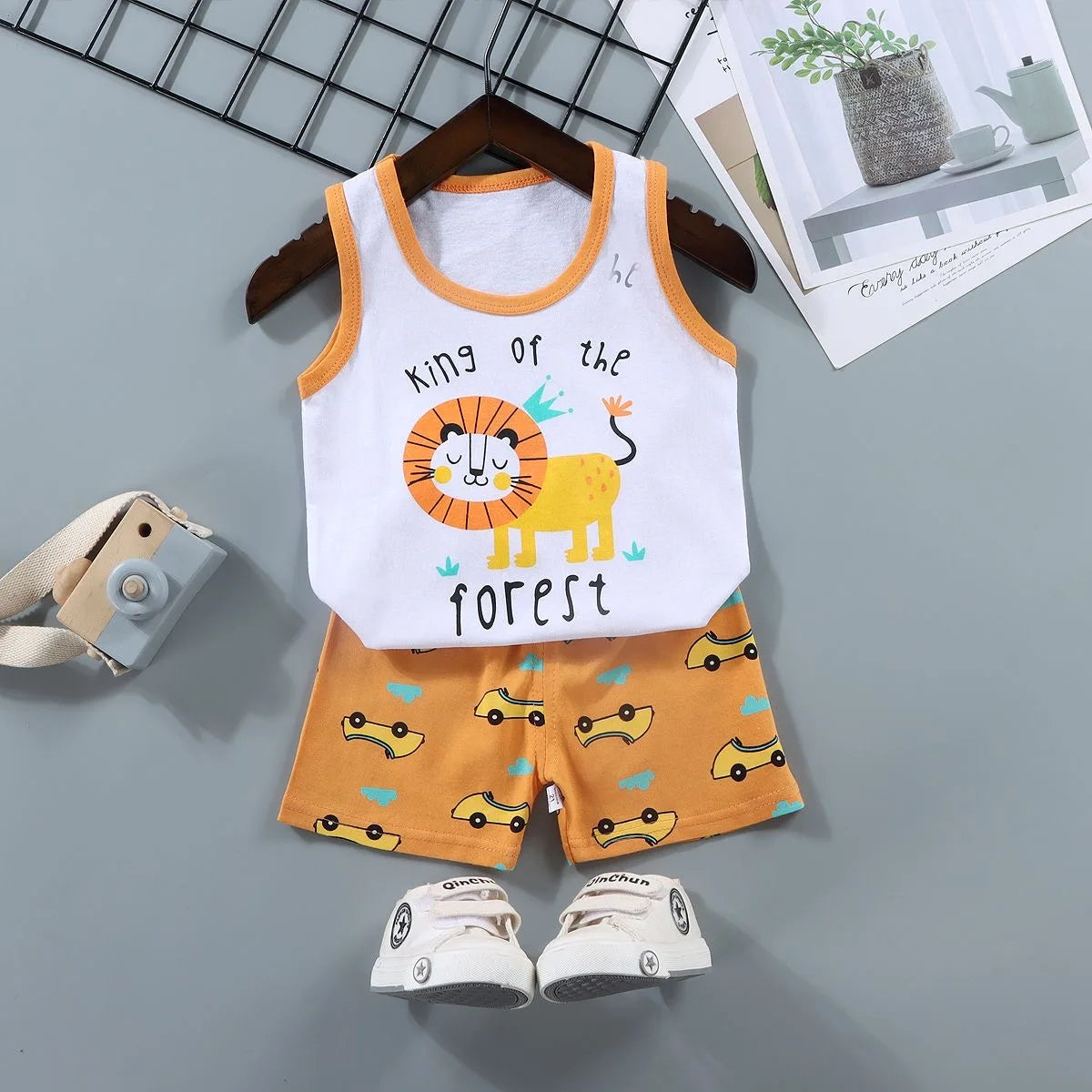 Children Sets Kids Vest Suit