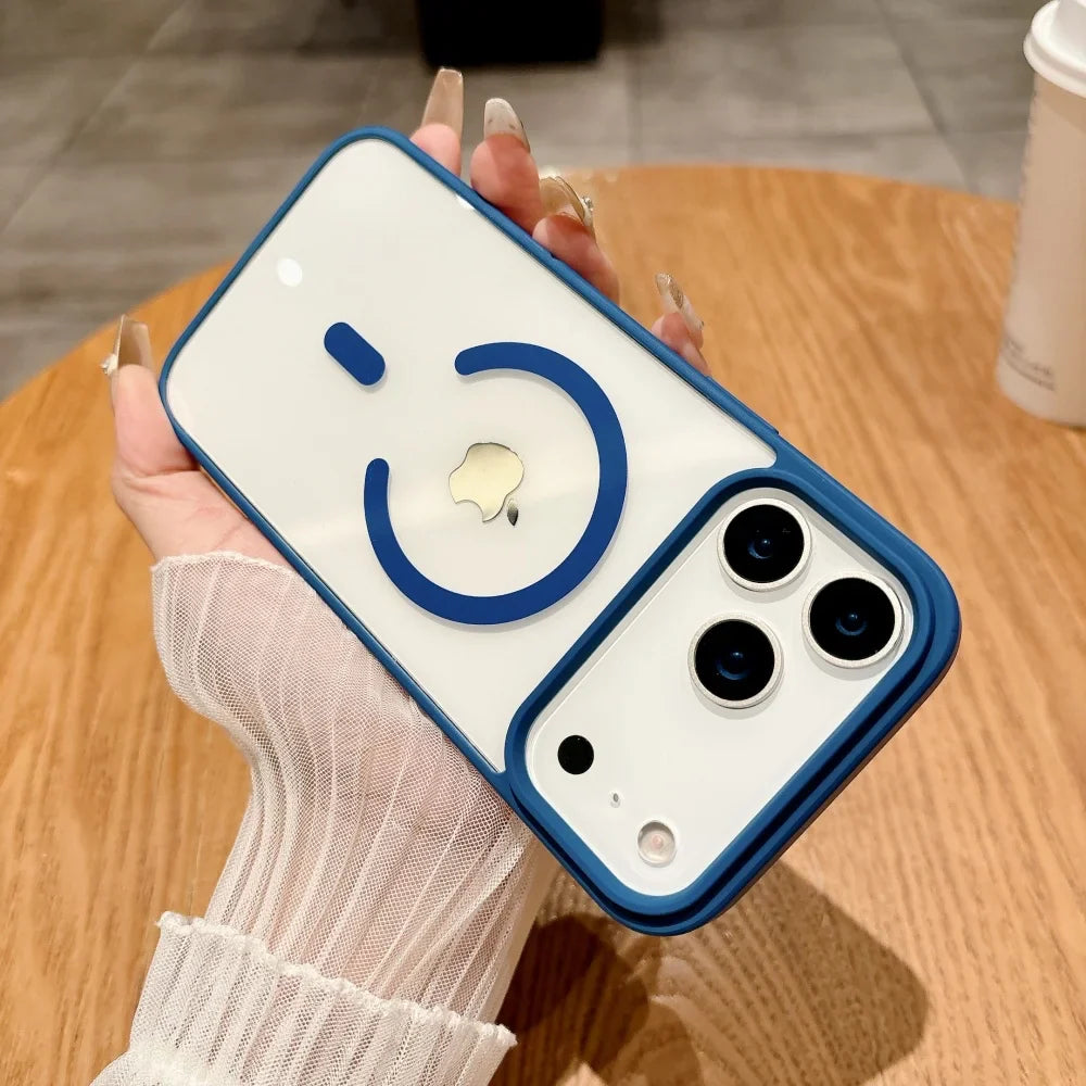 17 Pro Max Coque Magsafe Pour iPhone 17 Pro Max 17Pro 17ProMax Housse Pour iphone17 ProMax Original Transparent Acrylique