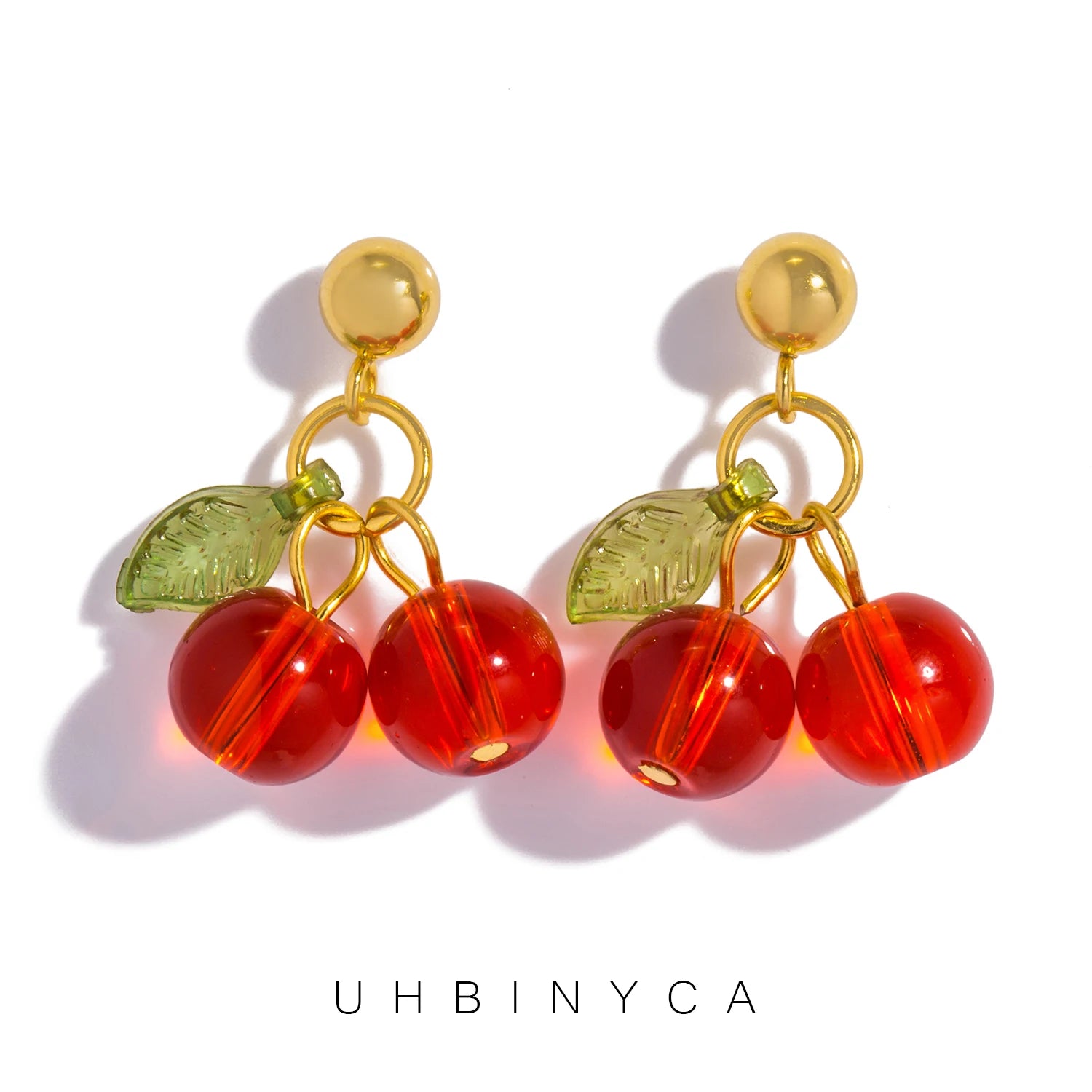 Stainless Steel 18K Gold PVD Plated Drop Earrings for Women