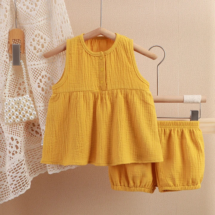 Baby Kids Girls Short Sets