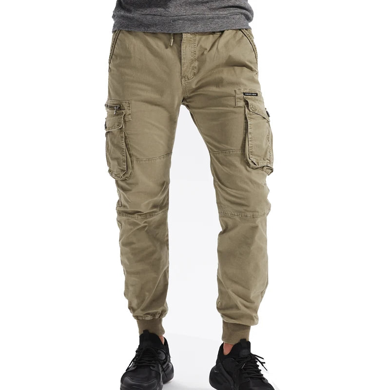 Men Joggers Cargo Multi-Pocket Pants