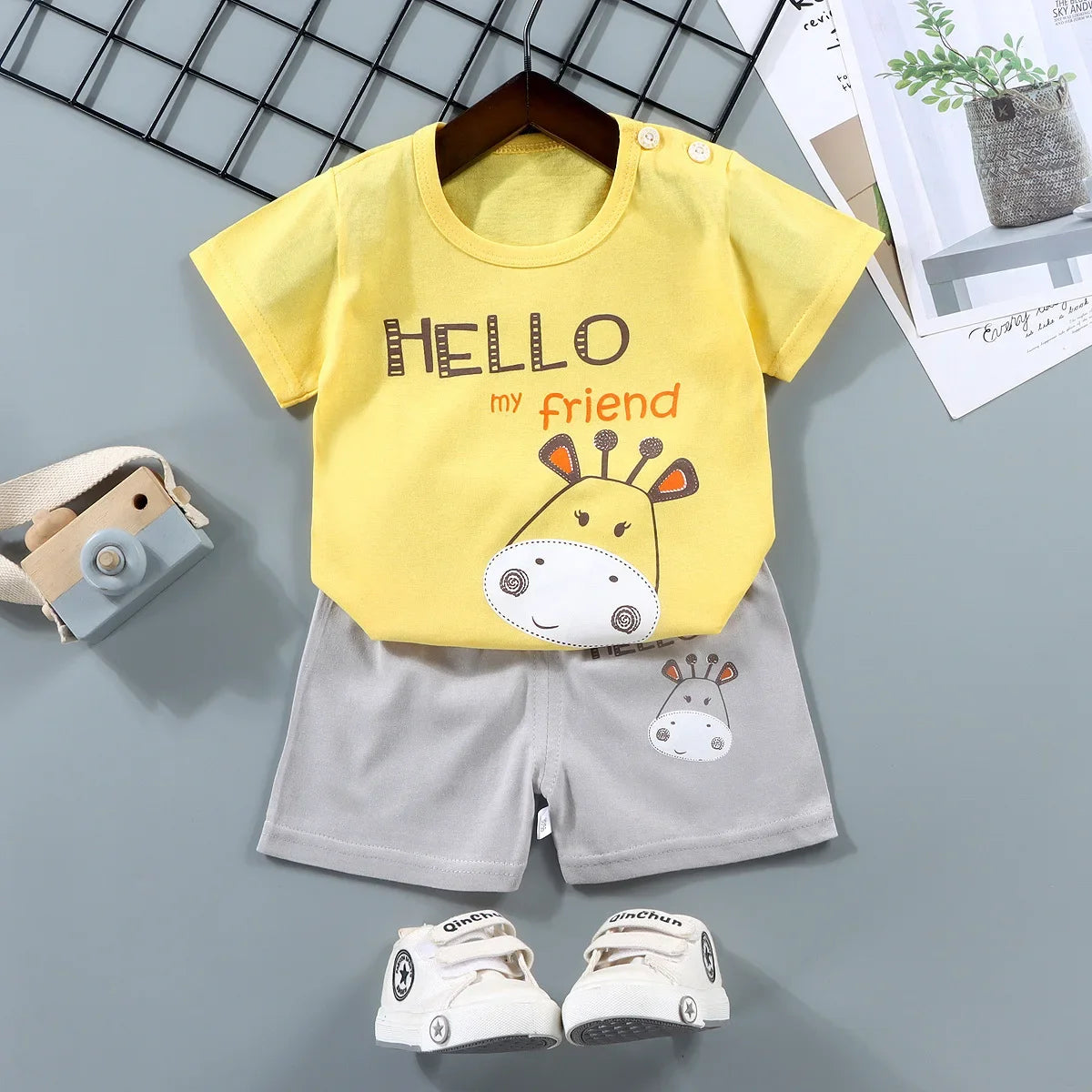 Boys Girl T-shirt Shorts