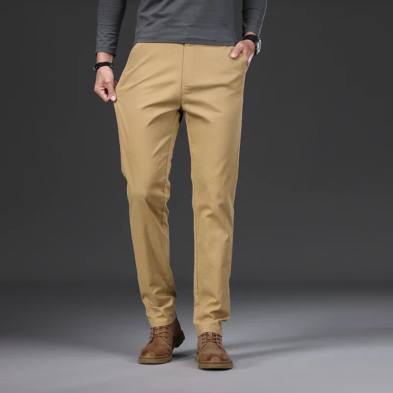 Men's Casual Pants Autumn Fashion Comfortable Business Trousers