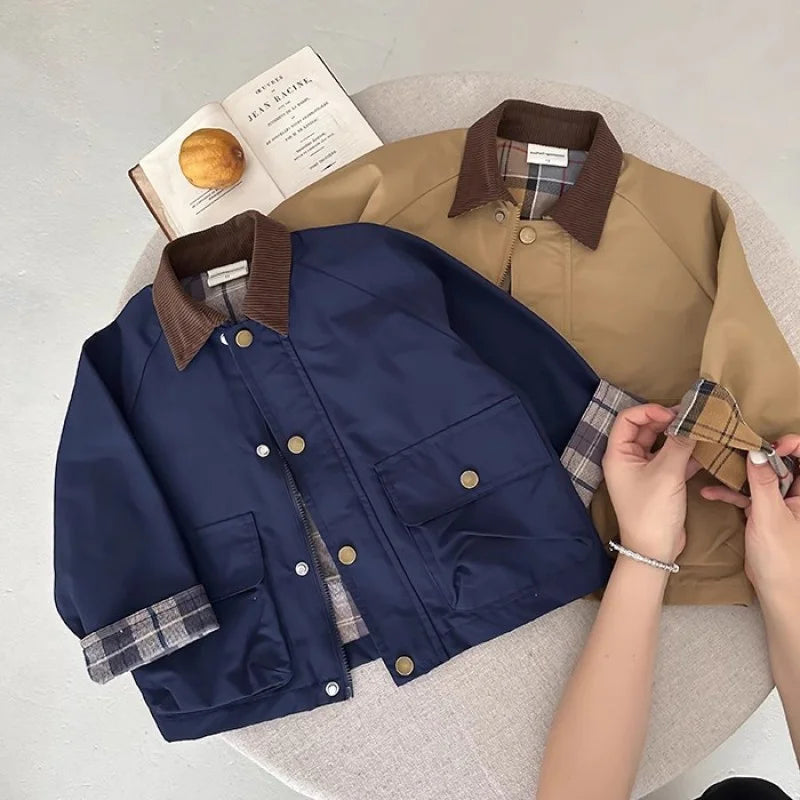 Boys Jacket Windbreak Outerwear