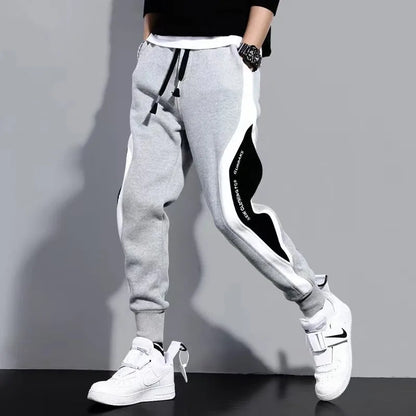 Men's Casual Pants Fashion Drawstring Casual Pants