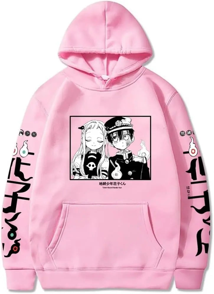 2024 New Toilet Bound Hanako Kun Hoodie Mens Women Kyojuro Rengoku Hooded Sweatshirts Oversize Harajuku Streetwear Clothing