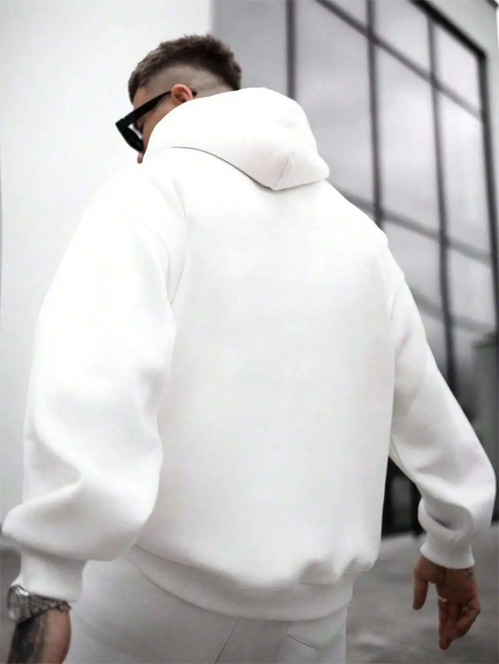 O-Neck All Match Loose Sweatshirt Fashion Fleece Basic Daily Hoodie