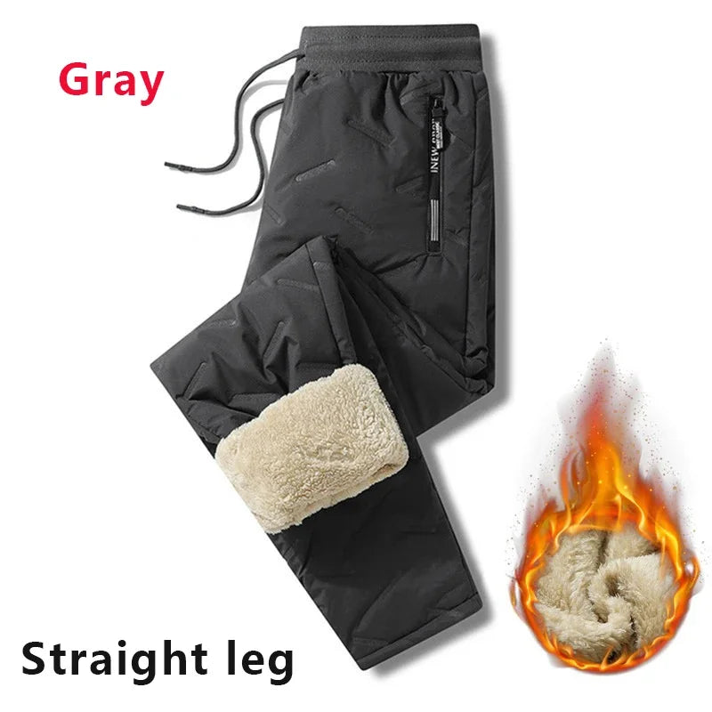 Winter Sweat wear Men Plush Thick Fleece Sweatpant