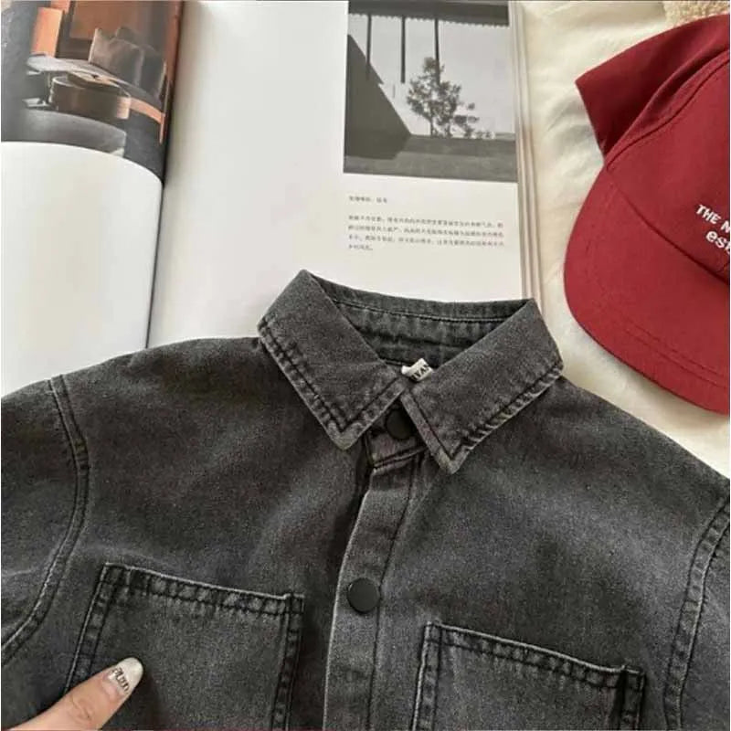 Boys Denim Shirt Children's Thin Jacket