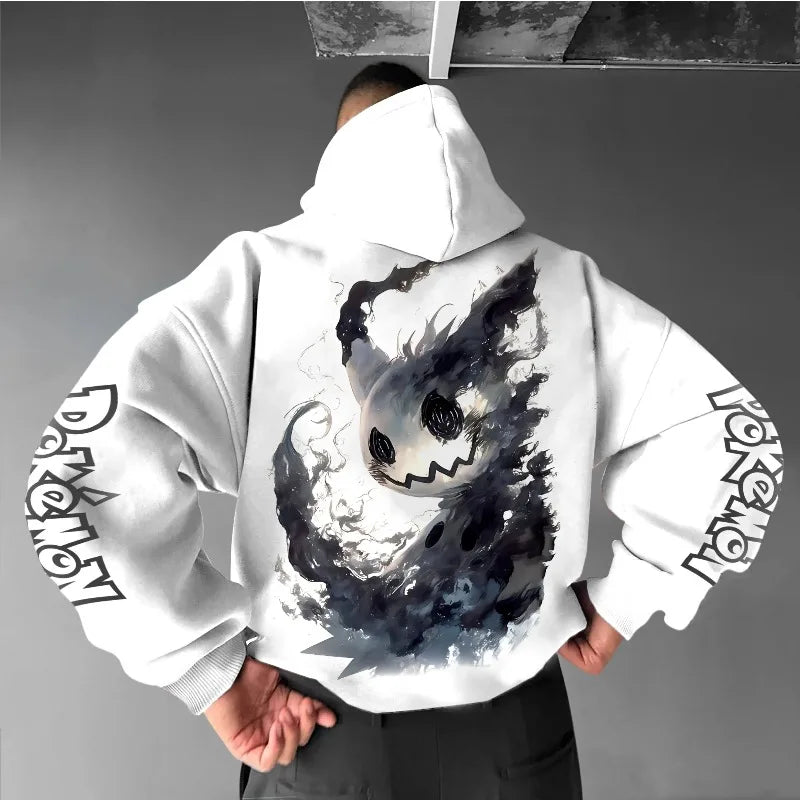 Pokémon Anime Mimikyu Printed Hoodie Sweater Top
