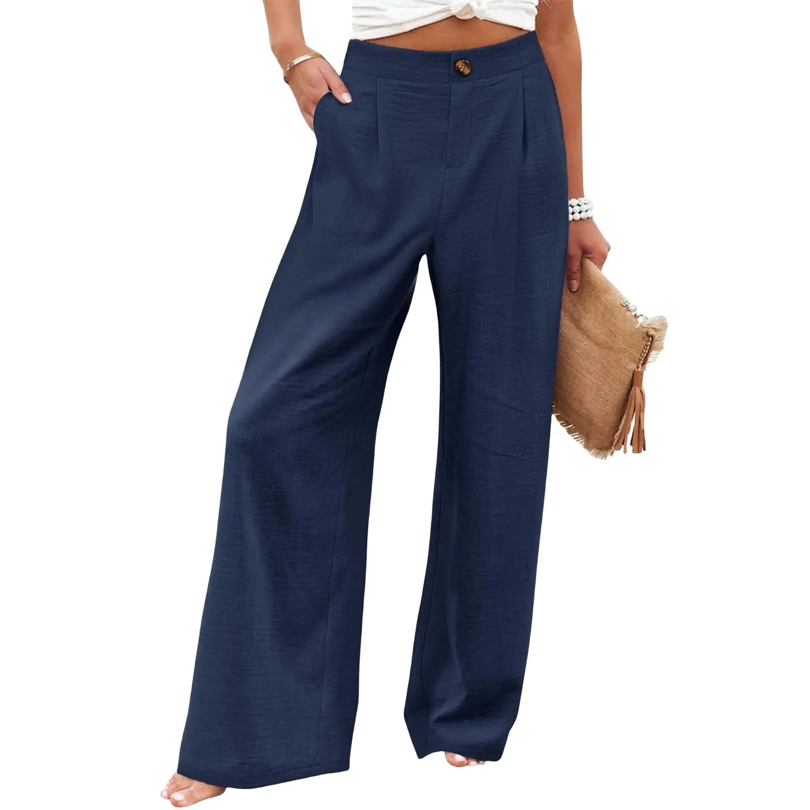 Women Cotton Linen Pants