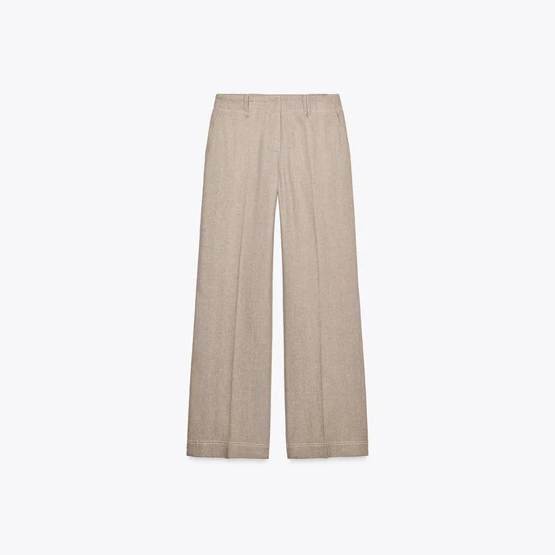 Elegant Turned Twill Women's Two Piece Suit