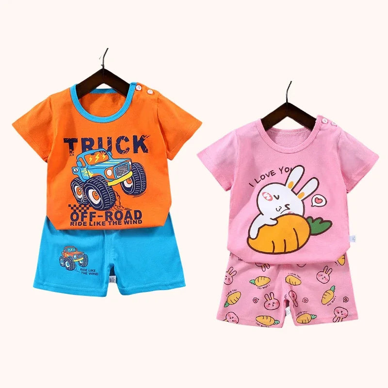 Boys Girl T-shirt Shorts