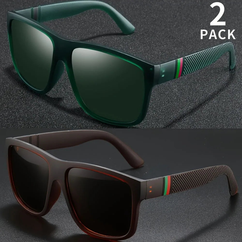 1/2 LUNETTES DE SOLEIL POLARISÉES Designer de Marque Vintage Homme à la Mode de Conduite Lunettes