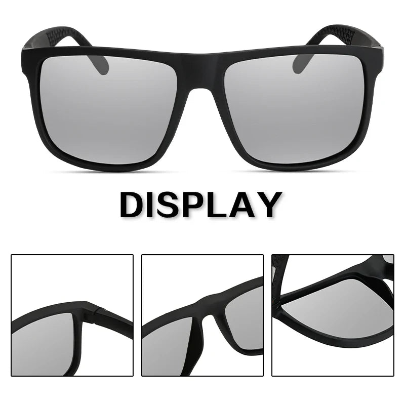 Fashion Vintage Square Sunglasses Men Women Luxury Brand Designer Men's Sun Glasses Driving Fishing UV400 Eyewear Men