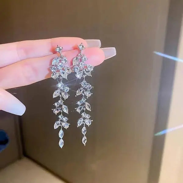 Luxury Zircon Water Drop Earrings for Women