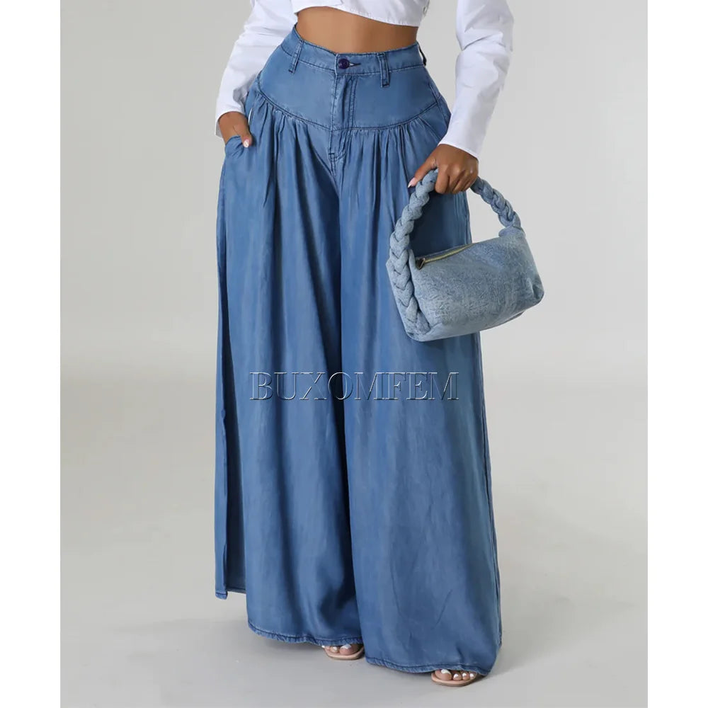 Stylish Fashion High Waist Jeans