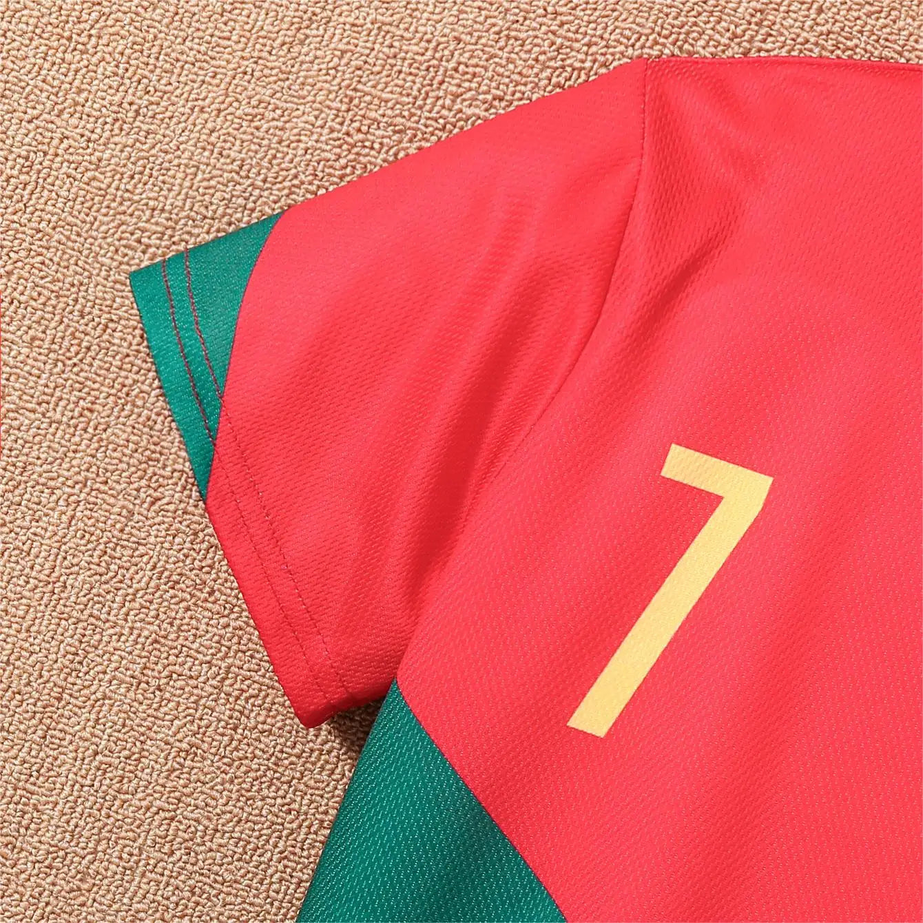 Children Red and Green Football Suit