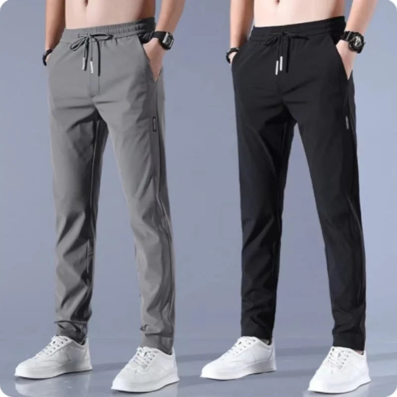Men's Casual Pants Slim Pant Straight Thin Trousers
