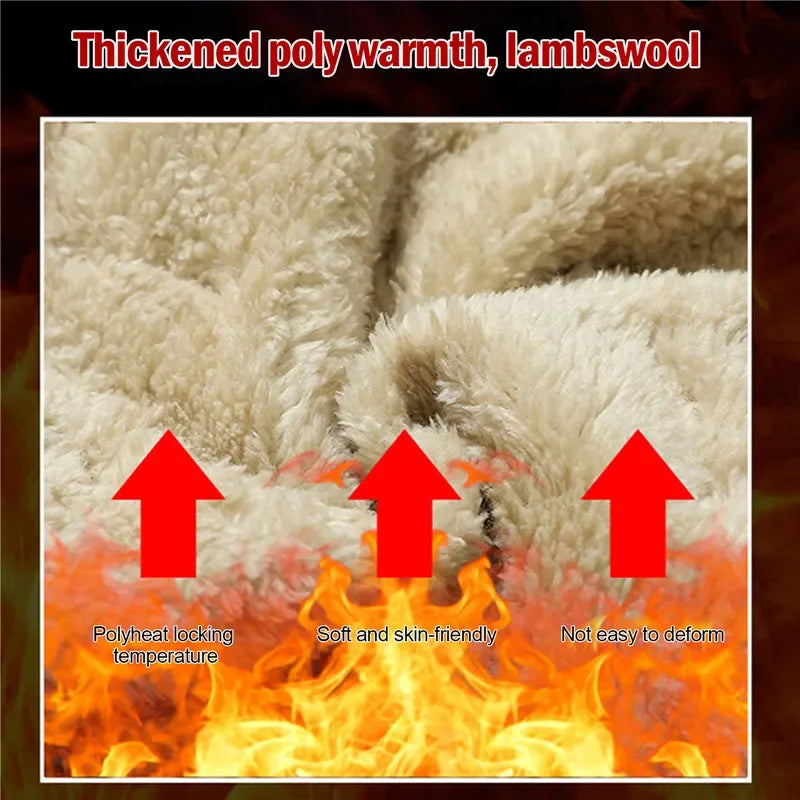 Winter Sweat wear Men Plush Thick Fleece Sweatpant