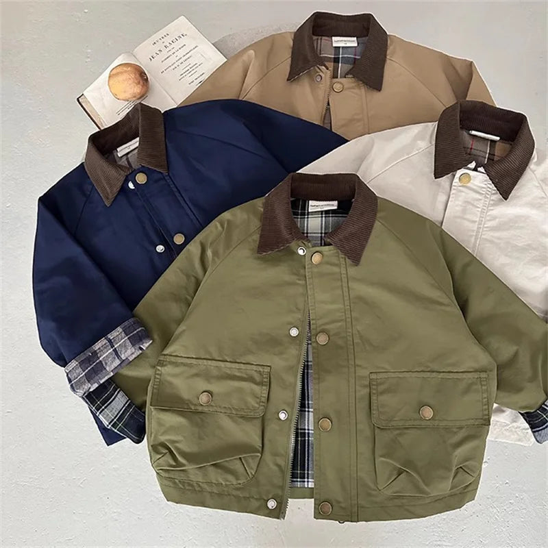 Boys Jacket Windbreak Outerwear
