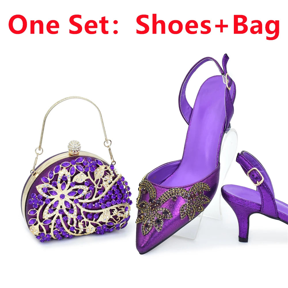 Shoes and Bags Matching Set for Women
